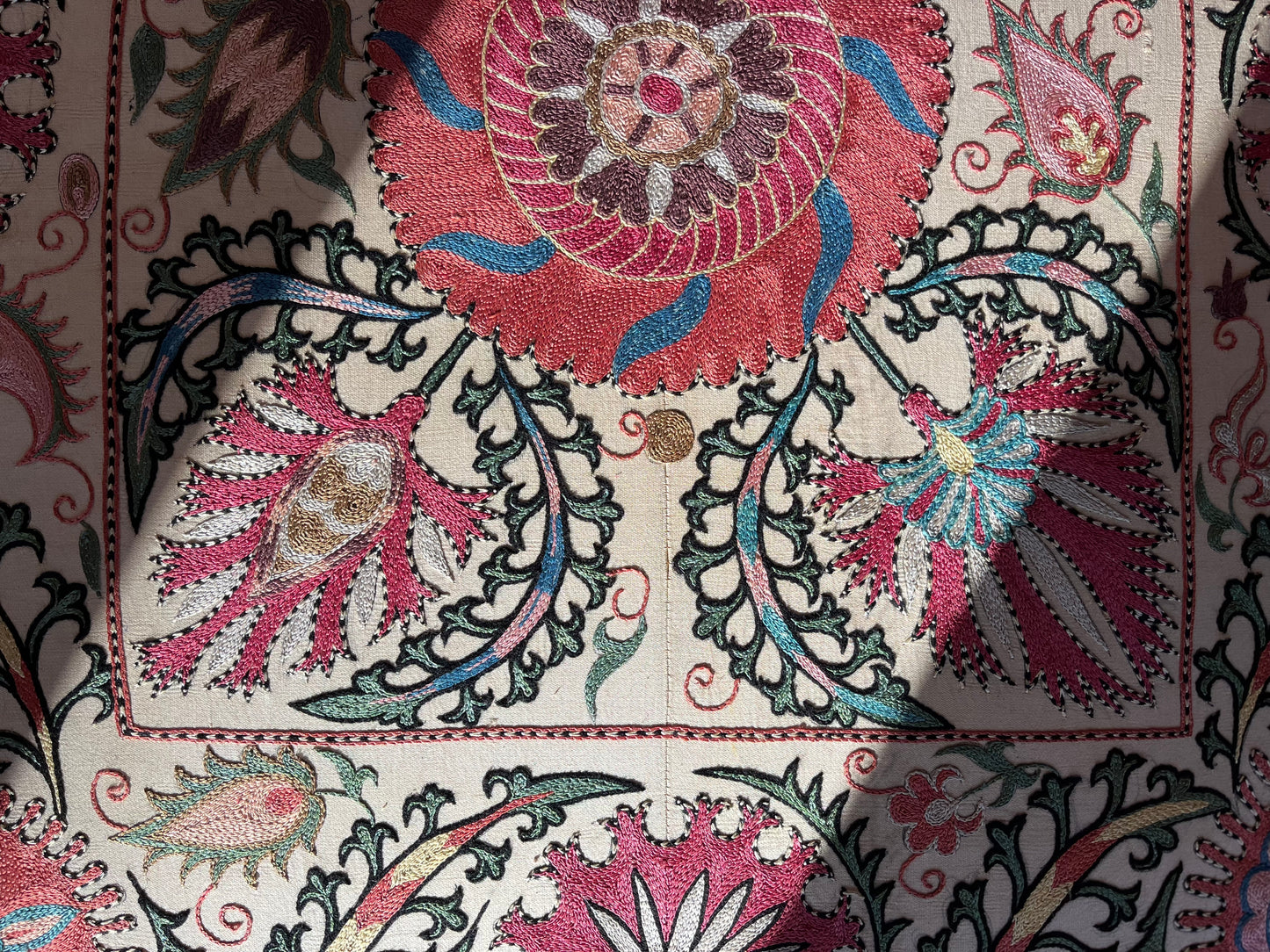 Bespoke Suzani Footstool