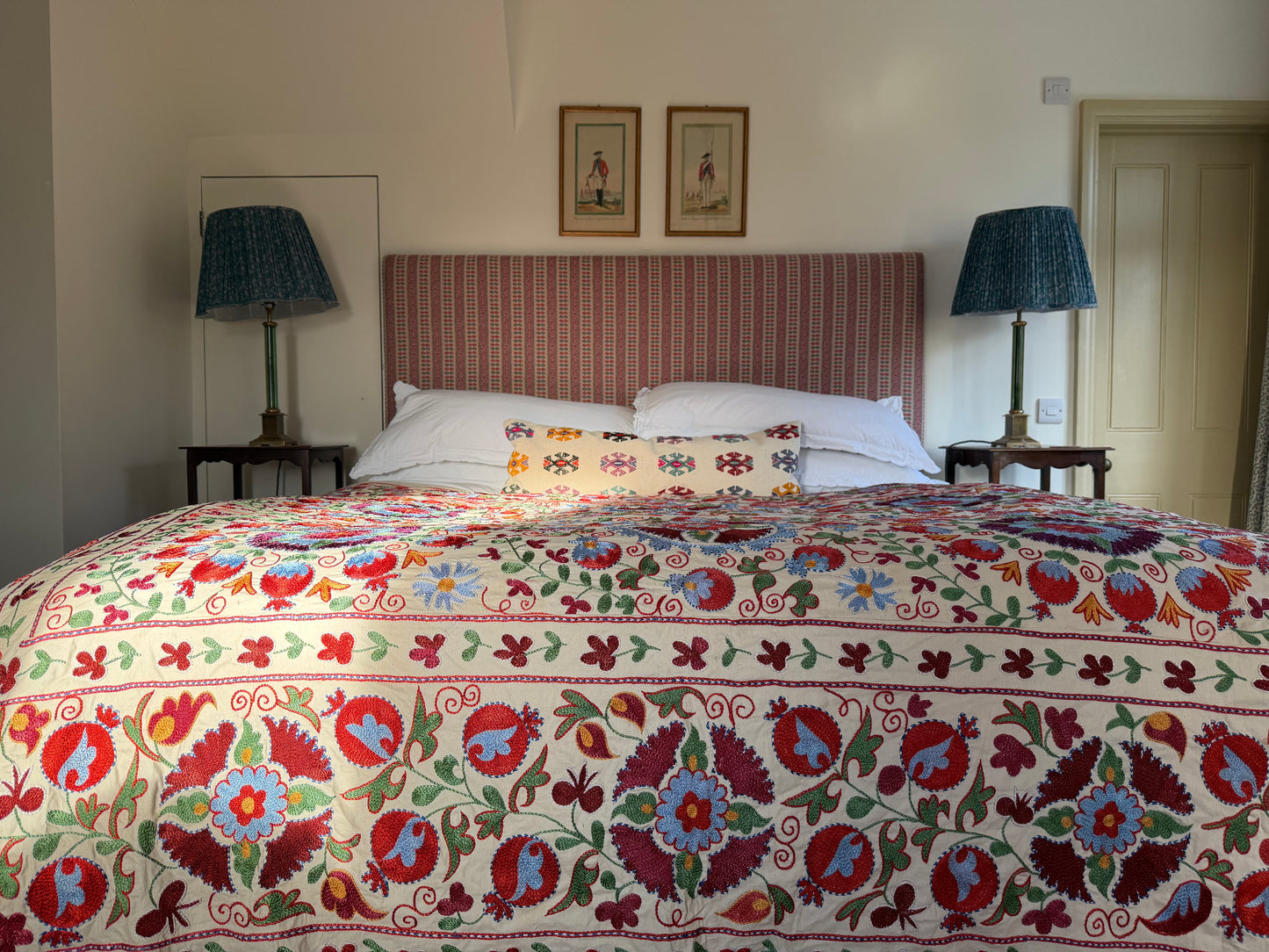 Bold Multicoloured Large Suzani Fabric