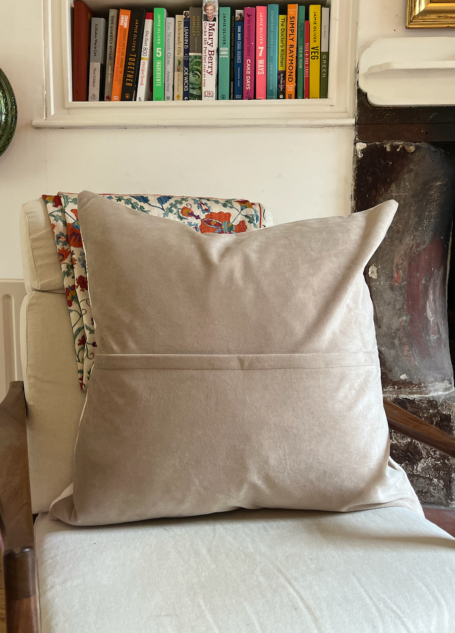 Pretty Extra Large Square Kilim Cushion
