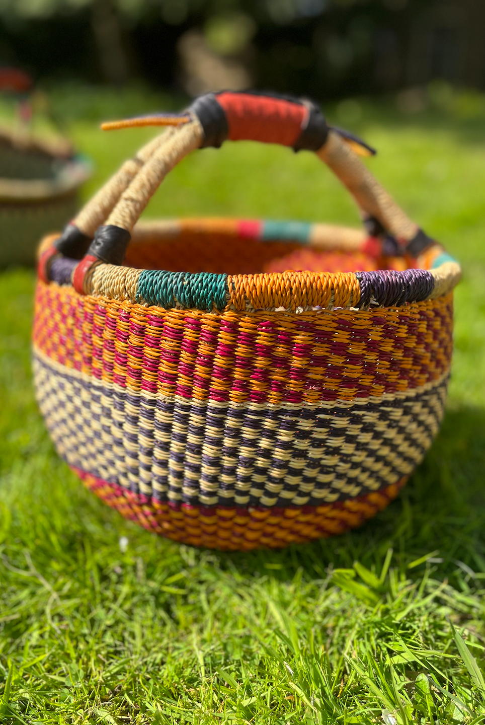 Medium Bolga Basket - Various Colours