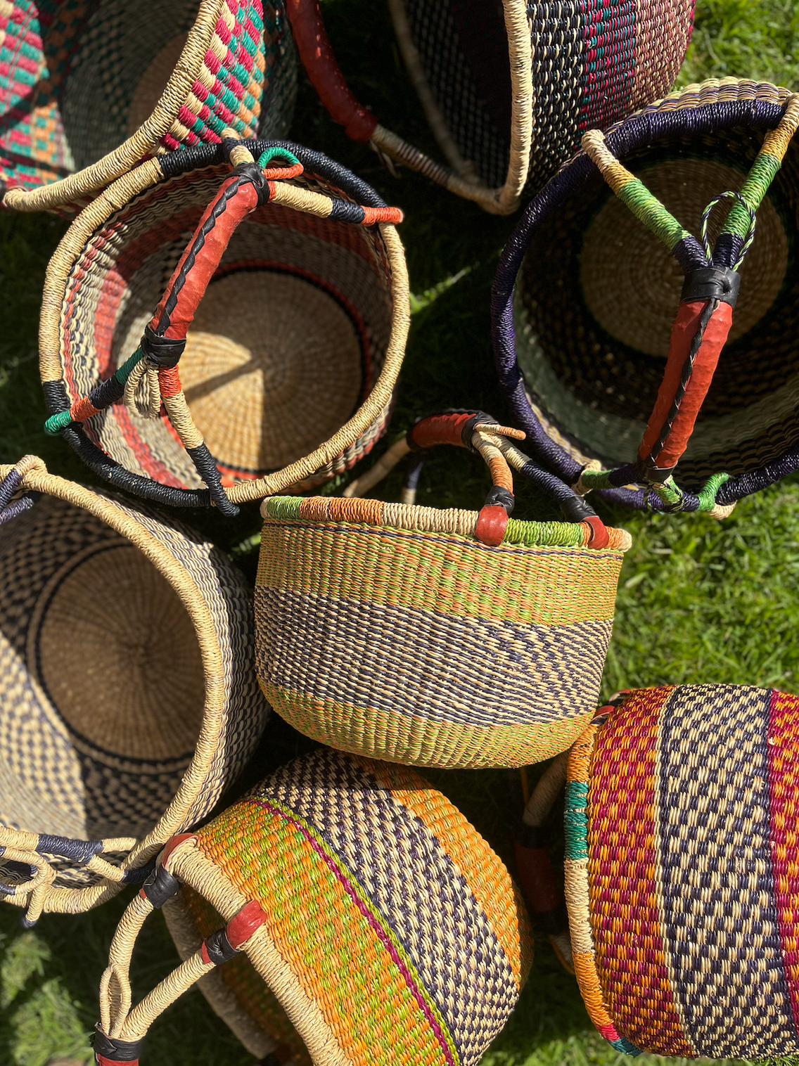 Medium Bolga Basket - Various Colours