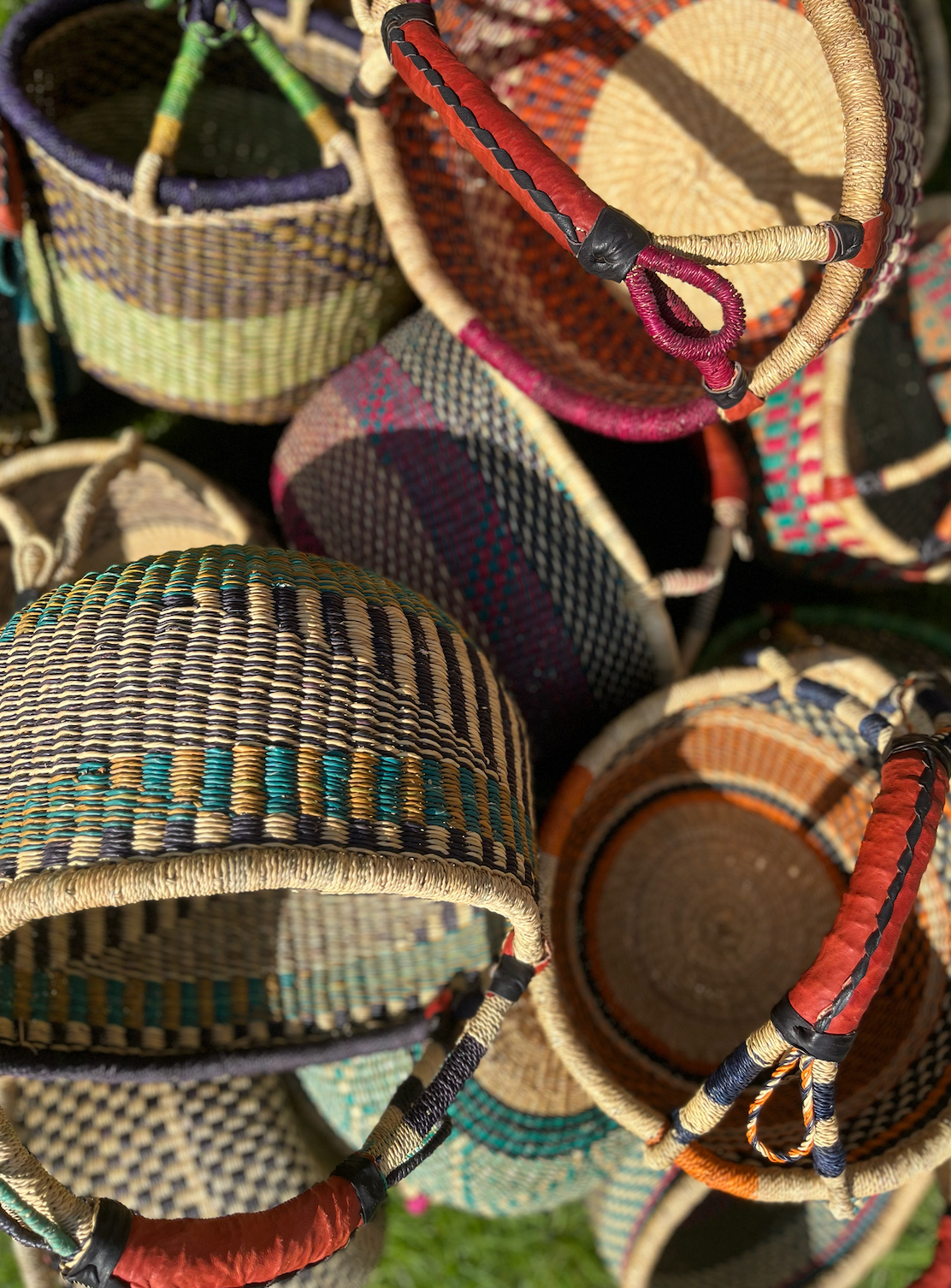 Medium Bolga Basket - Various Colours
