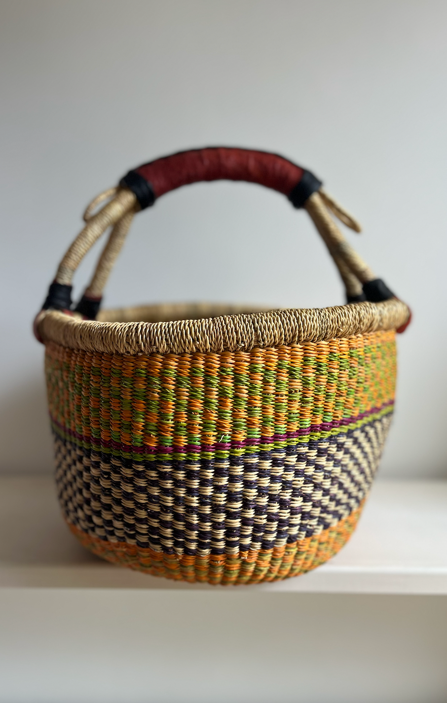 Medium Bolga Basket - Various Colours