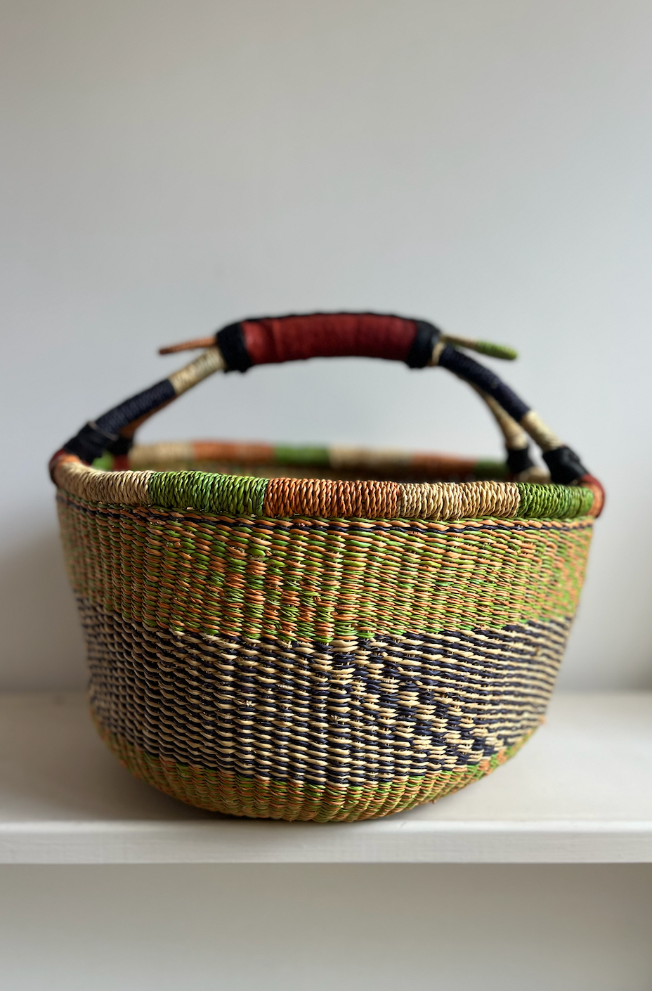 Medium Bolga Basket - Various Colours