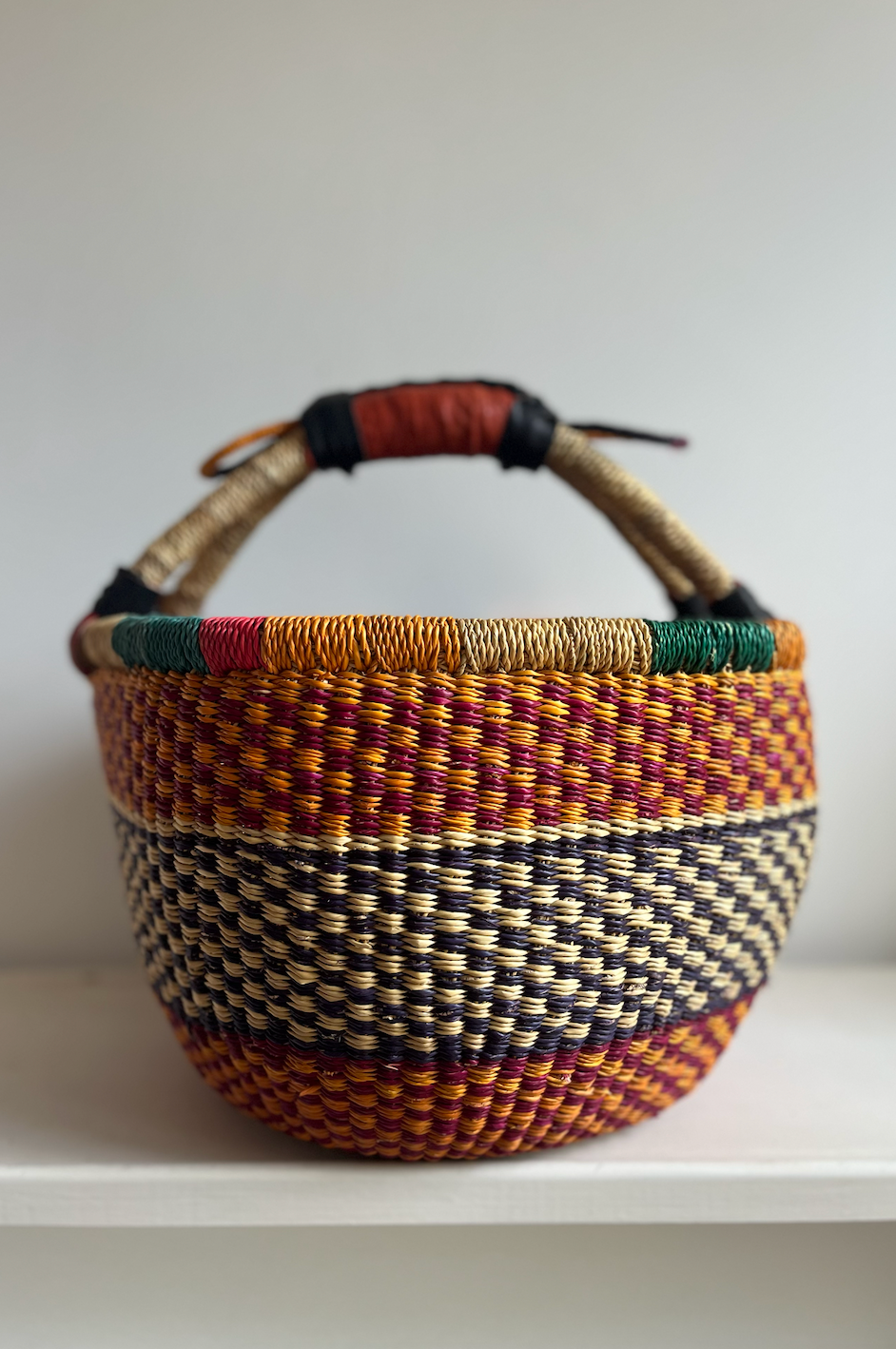 Medium Bolga Basket - Various Colours