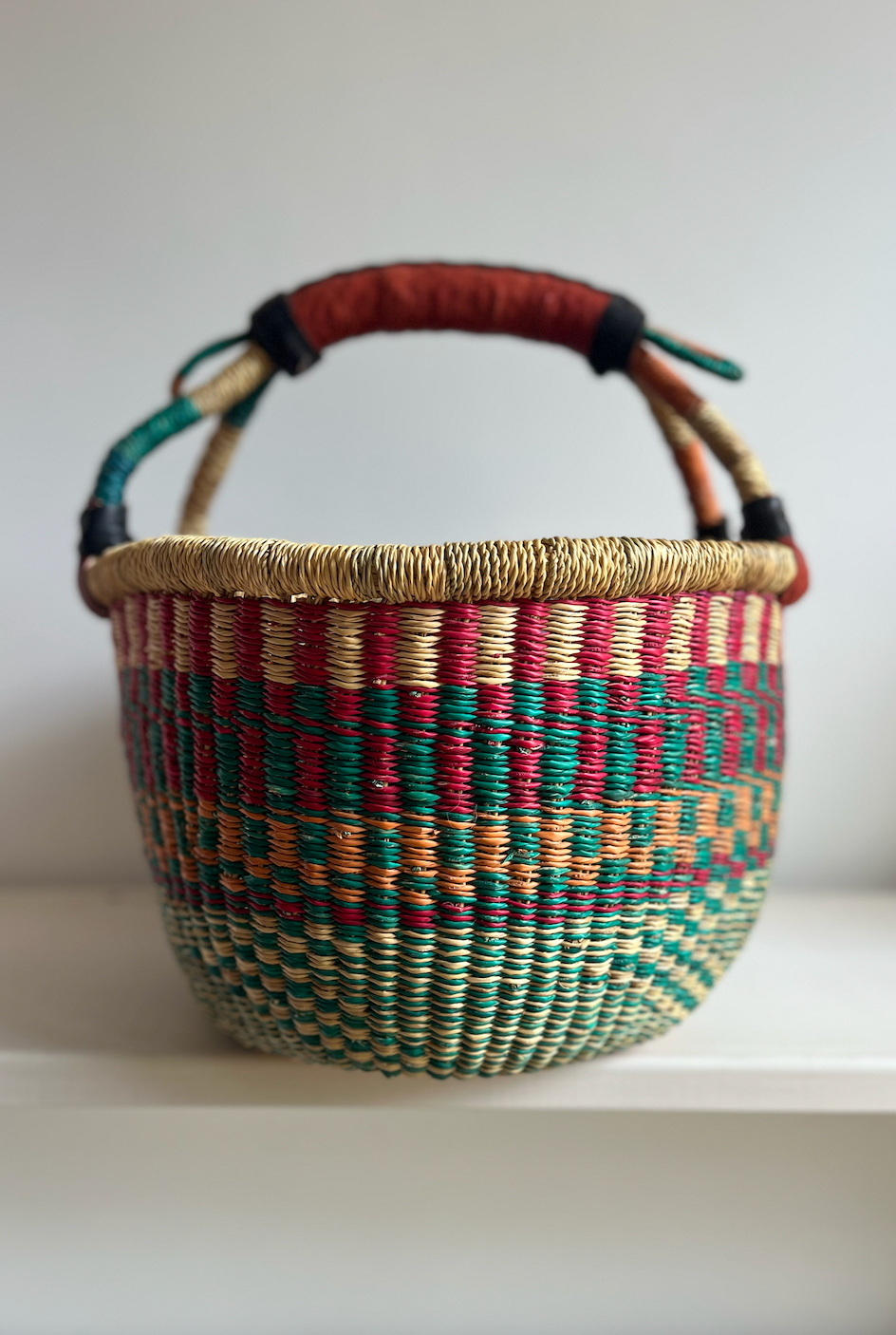 Medium Bolga Basket - Various Colours