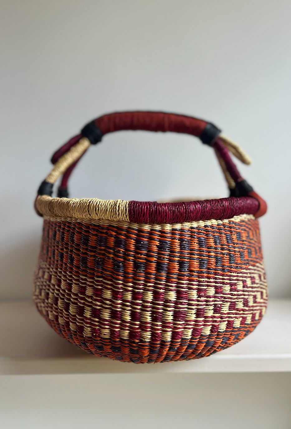 Medium Bolga Basket - Various Colours