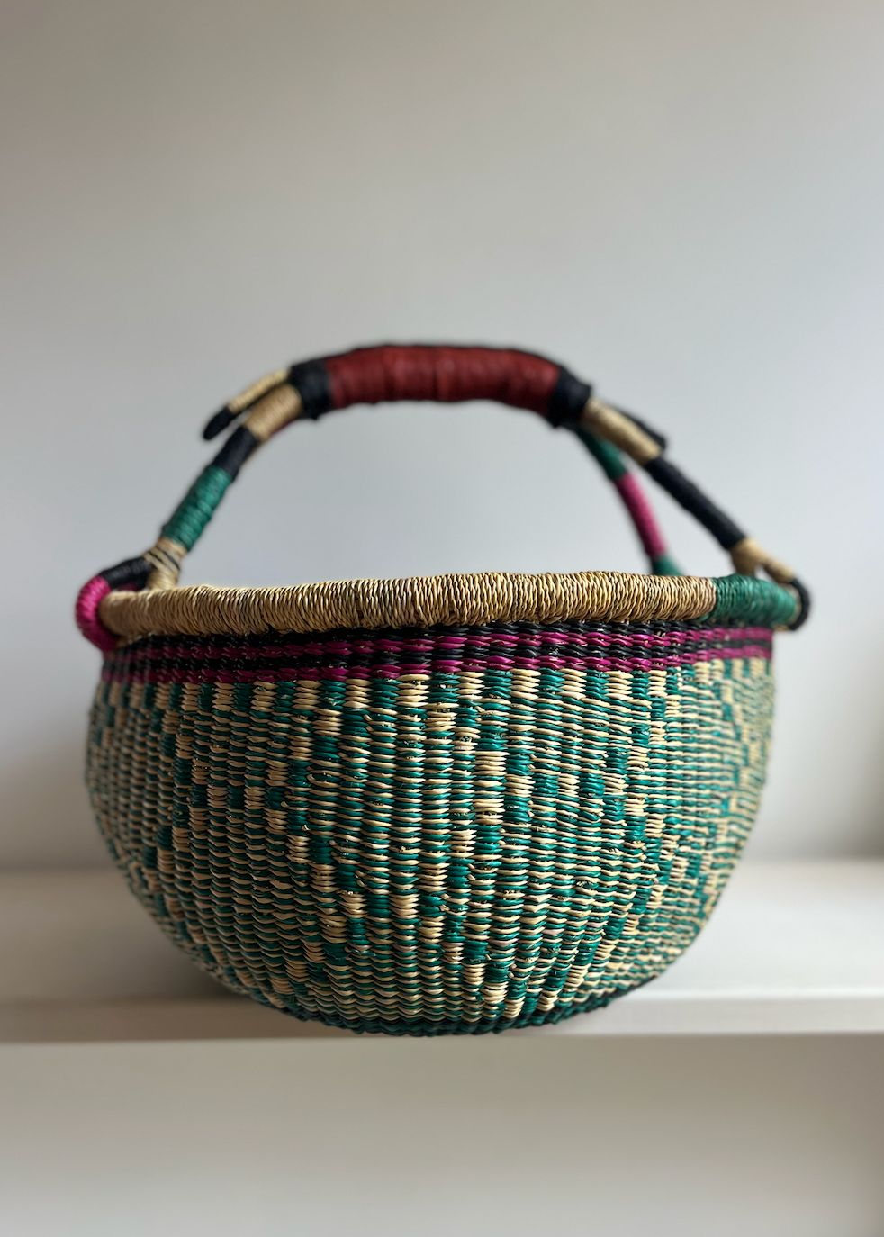 Medium Bolga Basket - Various Colours