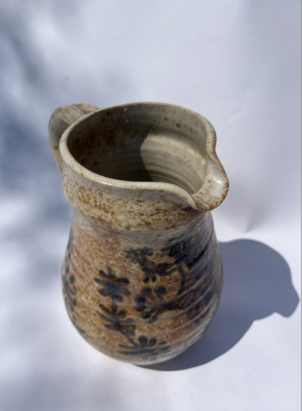 Hand Decorated Earthenware Jug