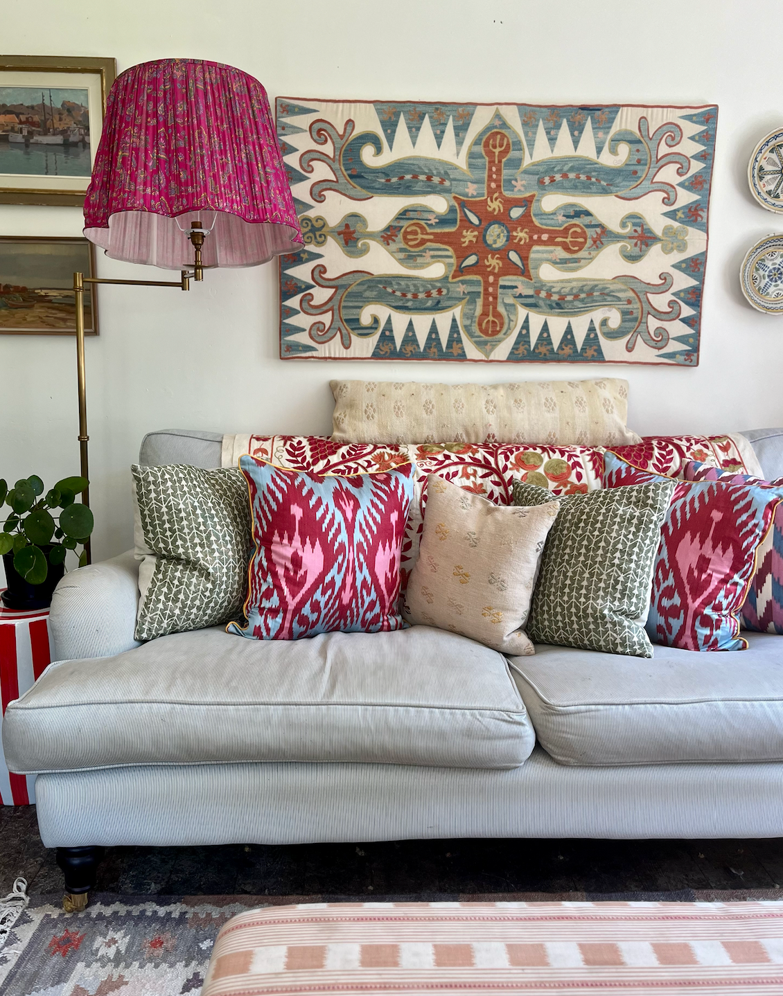 Kilim clearance bolster pillow