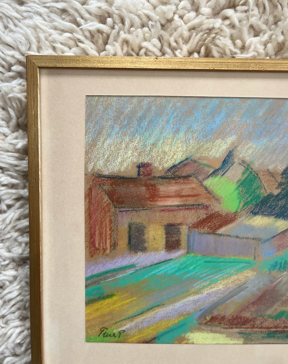 Swedish Pastel Landscape Picture