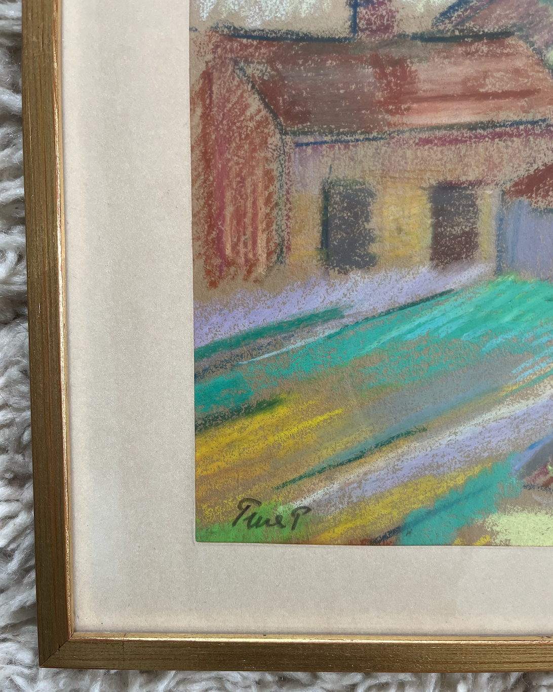 Swedish Pastel Landscape Picture