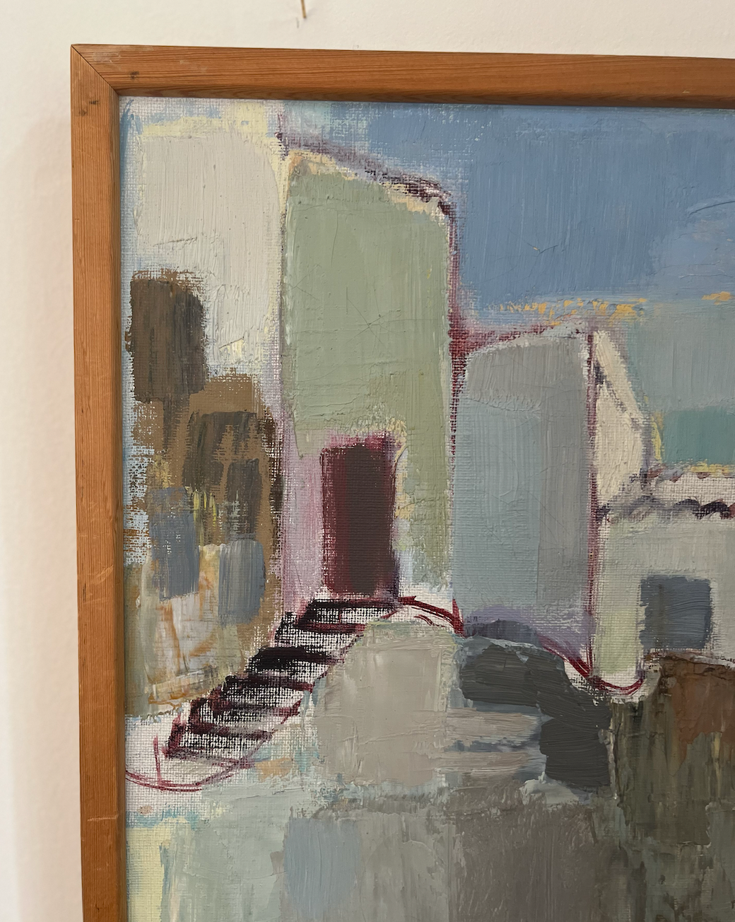 Tranquil and Striking textured oil painting, Swedish Artist