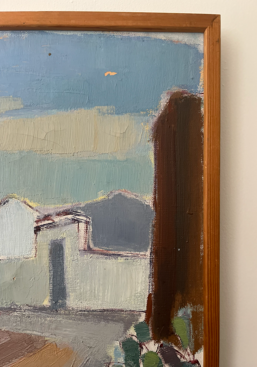 Tranquil and Striking textured oil painting, Swedish Artist