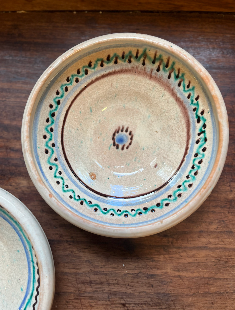 Set of 3 Rare & Antique Decorative Hungarian Wall Plates