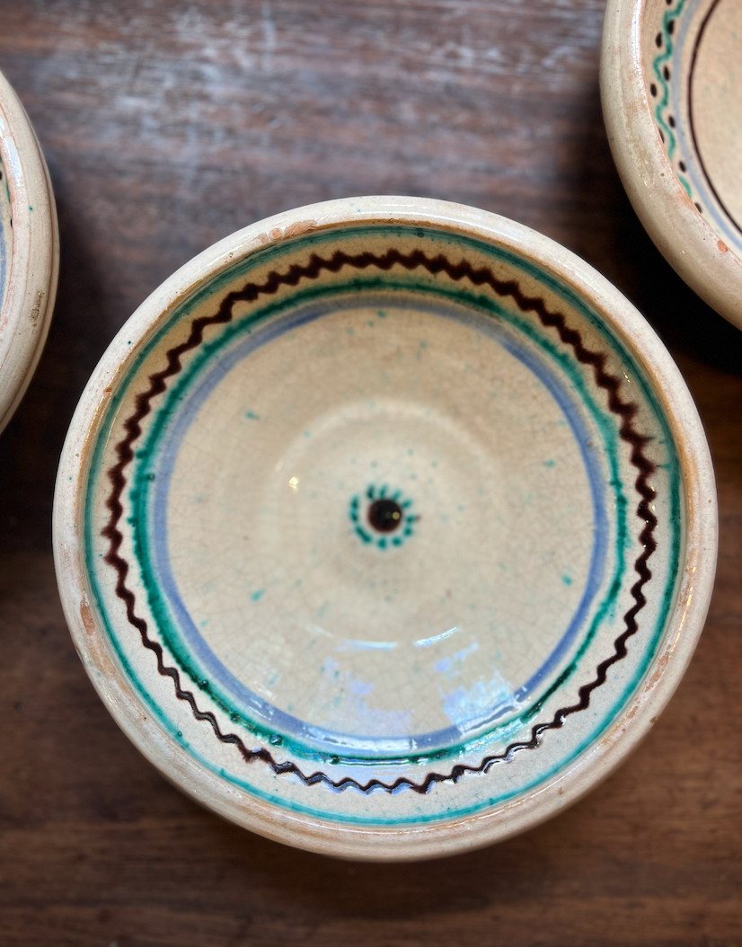 Set of 3 Rare & Antique Decorative Hungarian Wall Plates