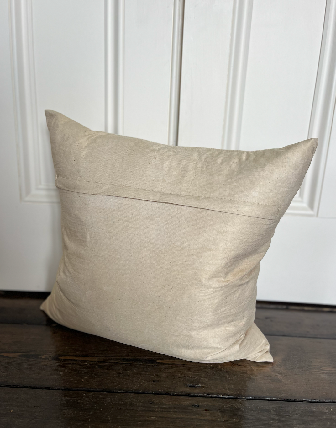Bold Red Toned Silk Suzani Cushion