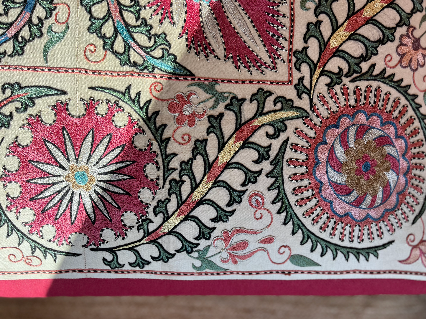 Bespoke Suzani Footstool