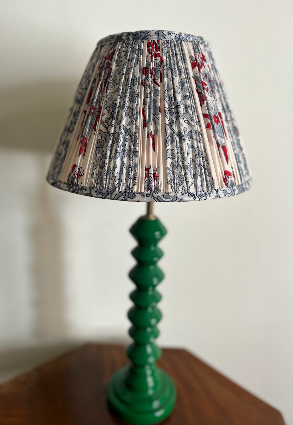 30cm Silk Sari Straight-Edge Lampshades - Various Colours