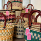 Shopping Bolga Basket - Various Colours