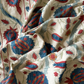 Large Blue & Red Suzani Fabric