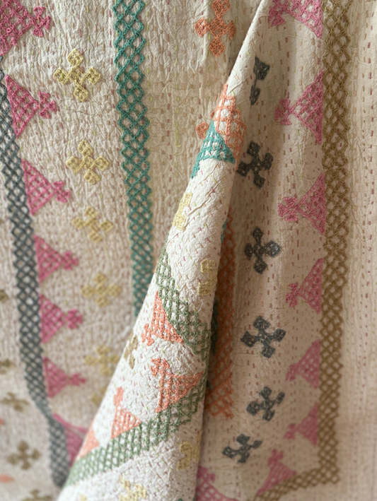 Kantha Quilt - SMALL - S9