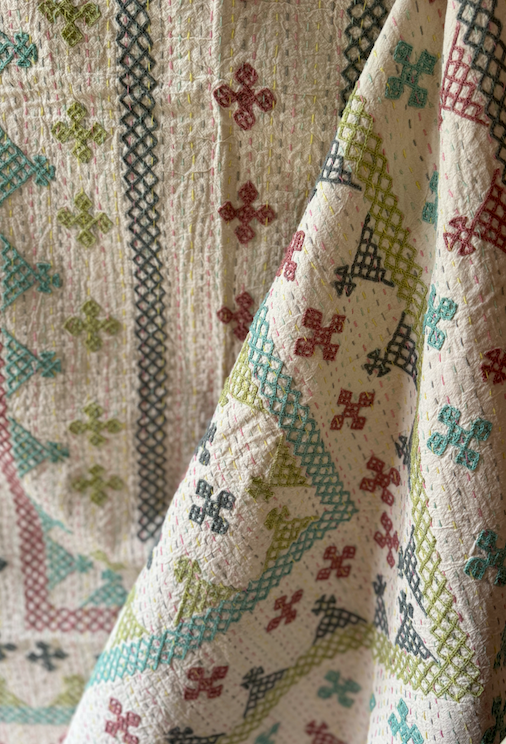 Kantha Quilt - SMALL - S15