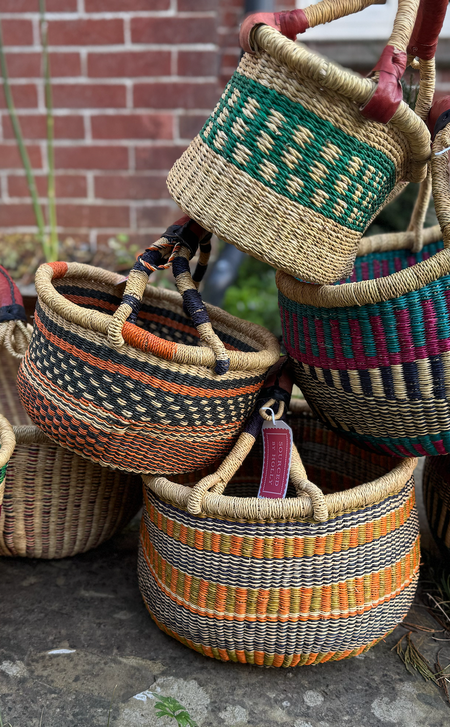 Bolga Baskets- Various Sizes & Colours - Last Stock