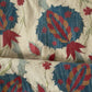Large Blue & Red Suzani Fabric