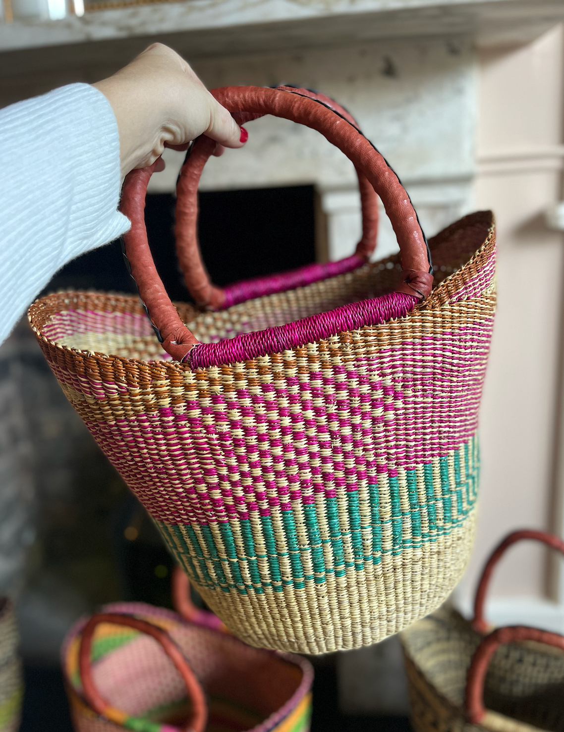 Bolga Basket Handbag