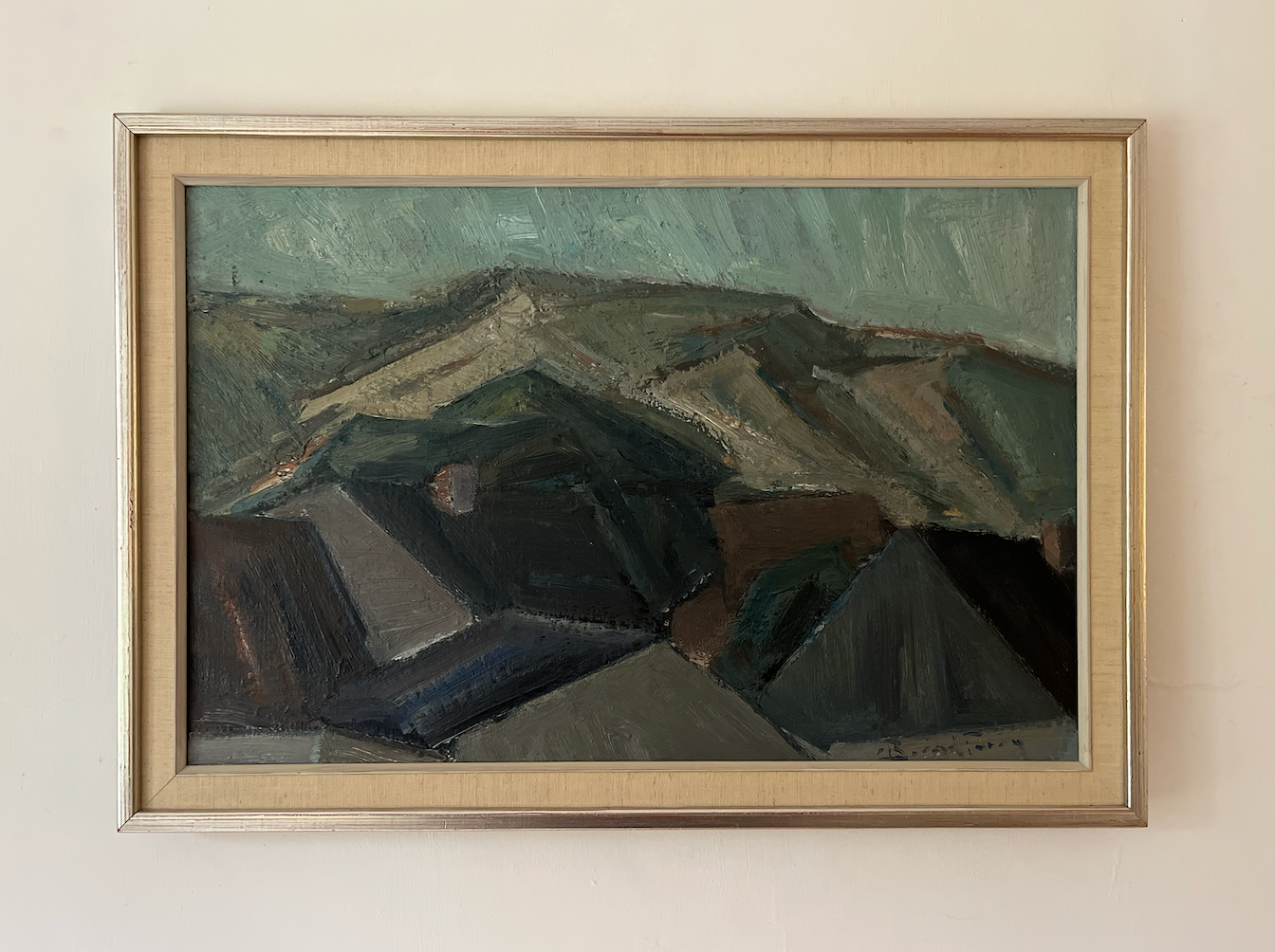 Framed Landscape Oil Painting - CARL BERNDTSSON