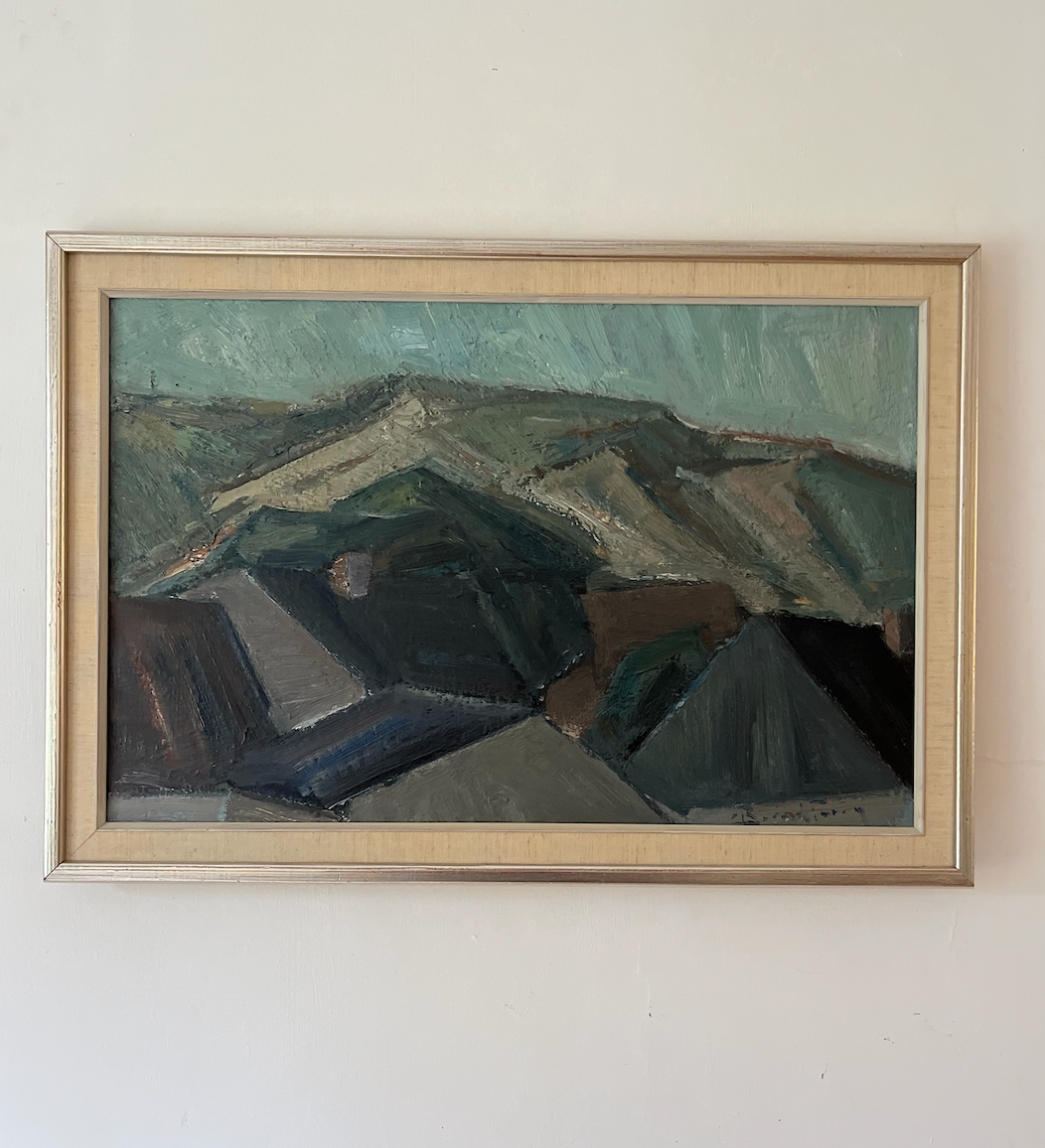 Framed Landscape Oil Painting - CARL BERNDTSSON