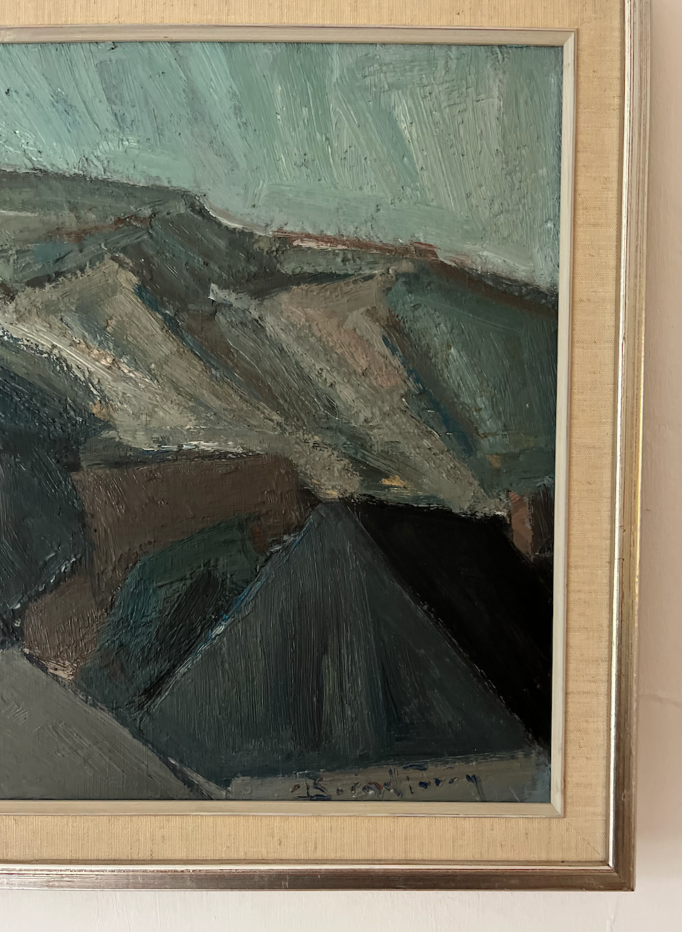 Framed Landscape Oil Painting - CARL BERNDTSSON