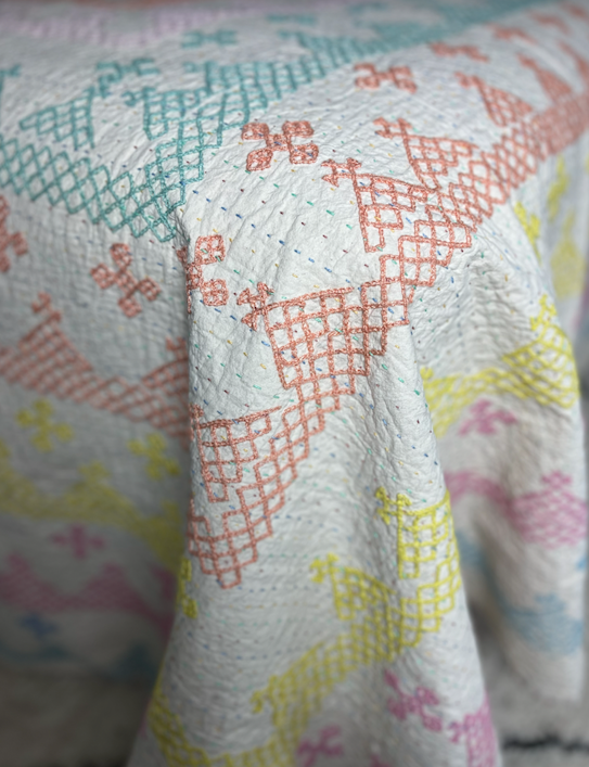 Kantha Quilt - MEDIUM - MJ1