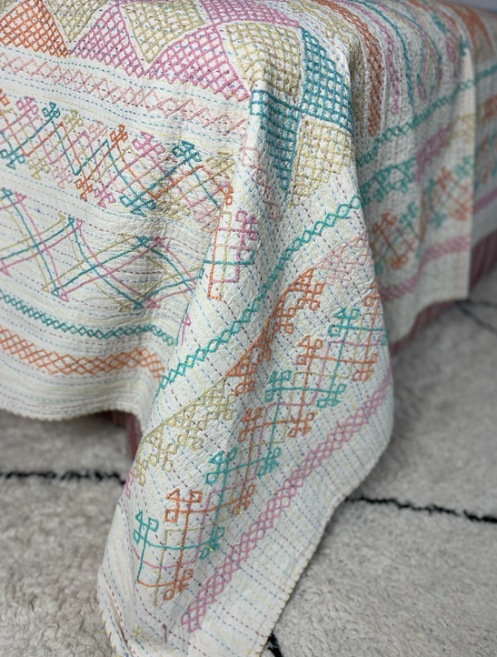 Kantha Quilt - MEDIUM - MJ7