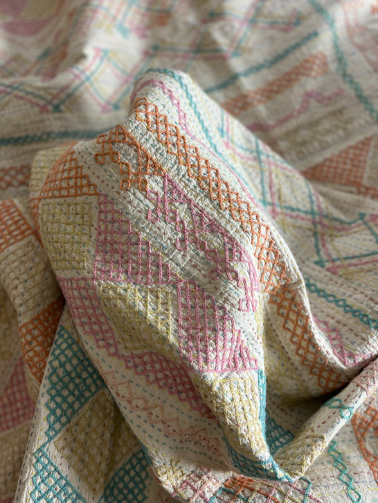 Kantha Quilt - MEDIUM - MJ7