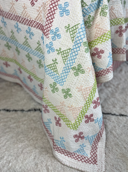 Kantha Quilt - MEDIUM - MJ19