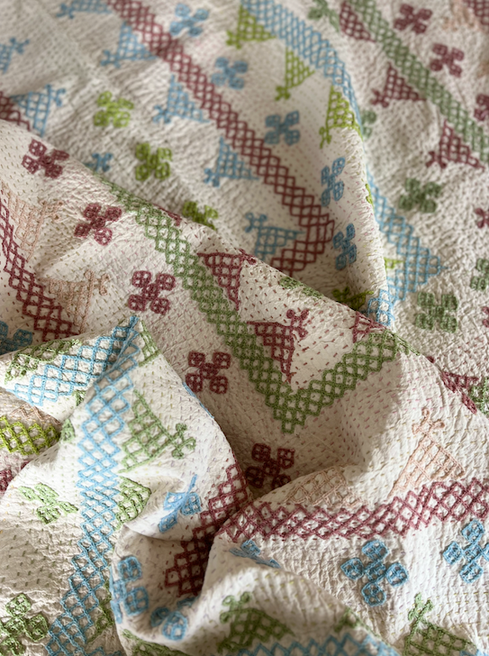 Kantha Quilt - MEDIUM - MJ19