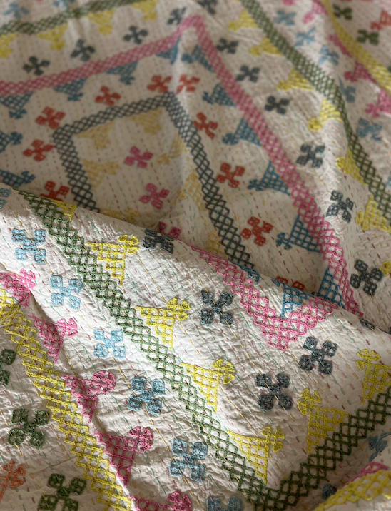 Kantha Quilt - MEDIUM - MJ28