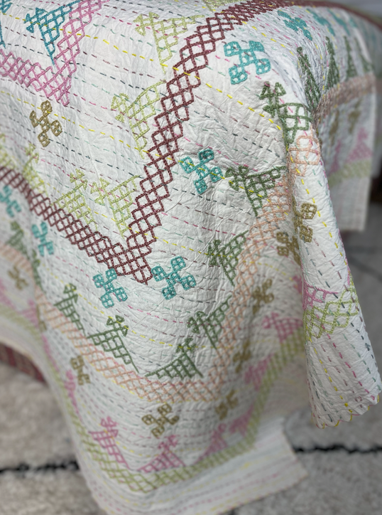 Kantha Quilt - MEDIUM - MJ29