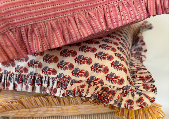 Block Printed Cushions