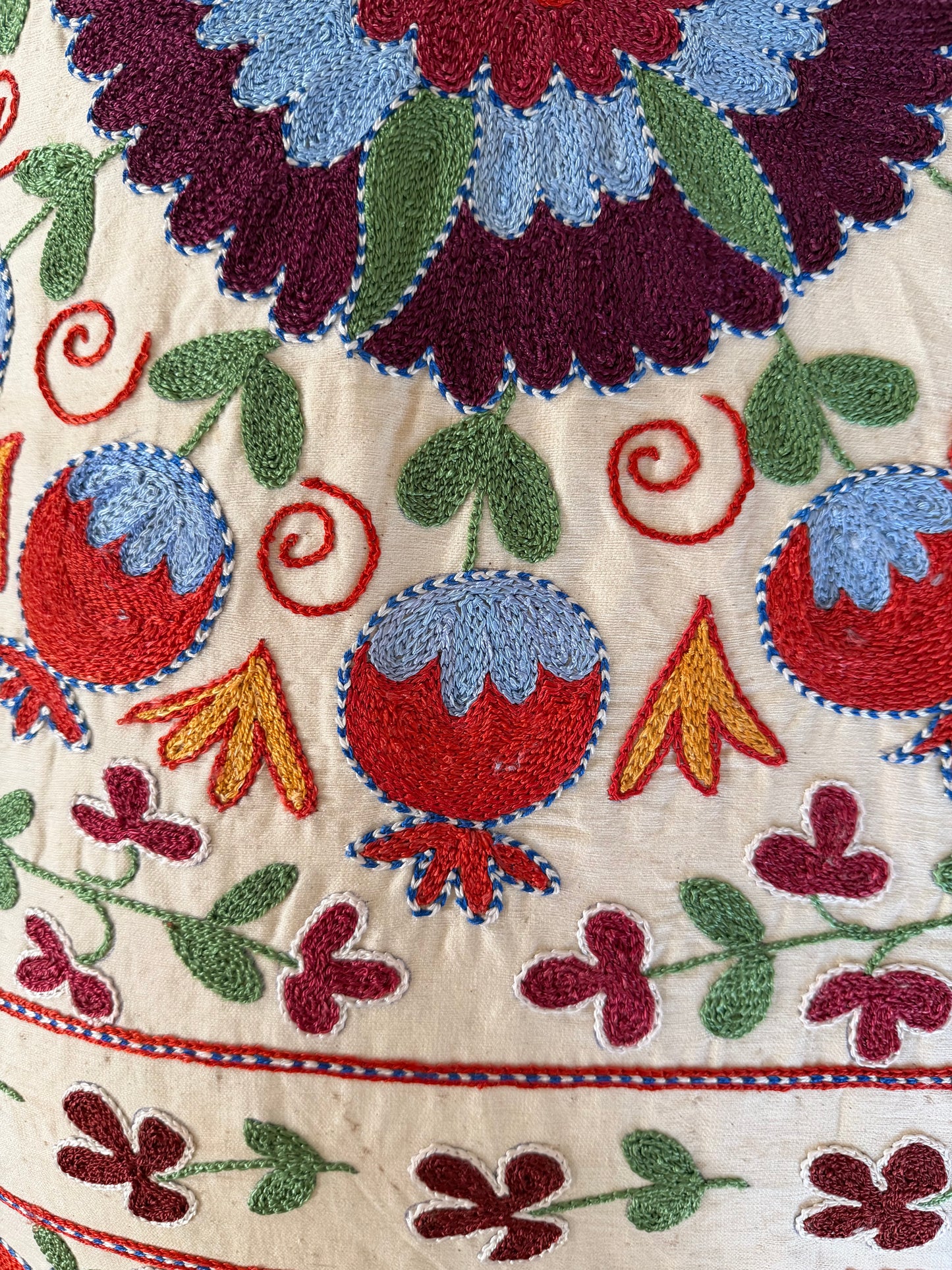 Bold Multicoloured Large Suzani Fabric