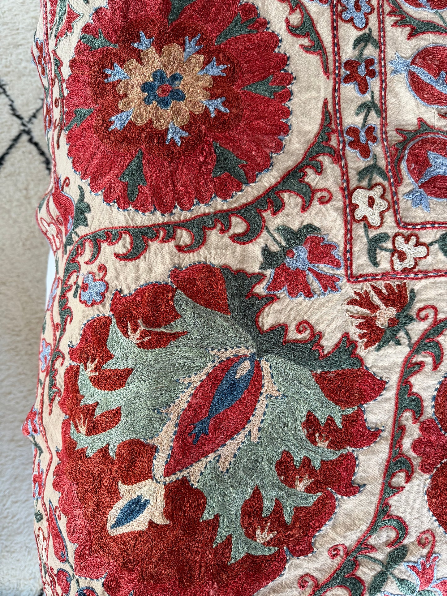 Really Beautiful Large Suzani Fabric