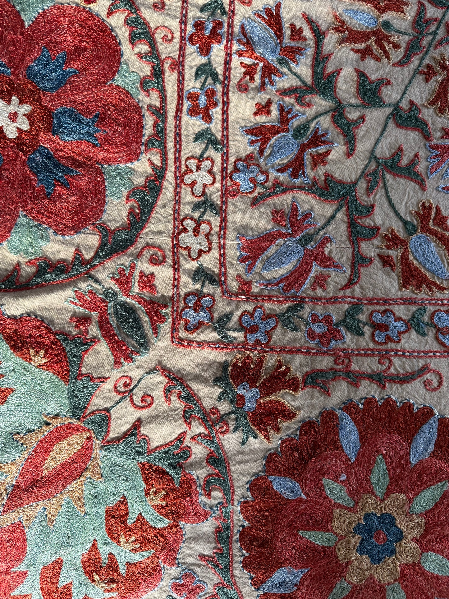 Really Beautiful Large Suzani Fabric