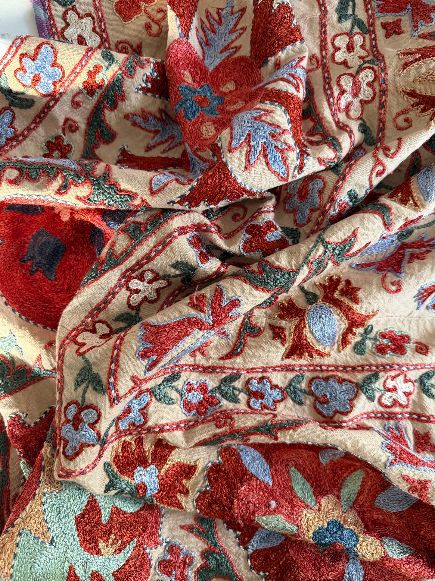 Really Beautiful Large Suzani Fabric