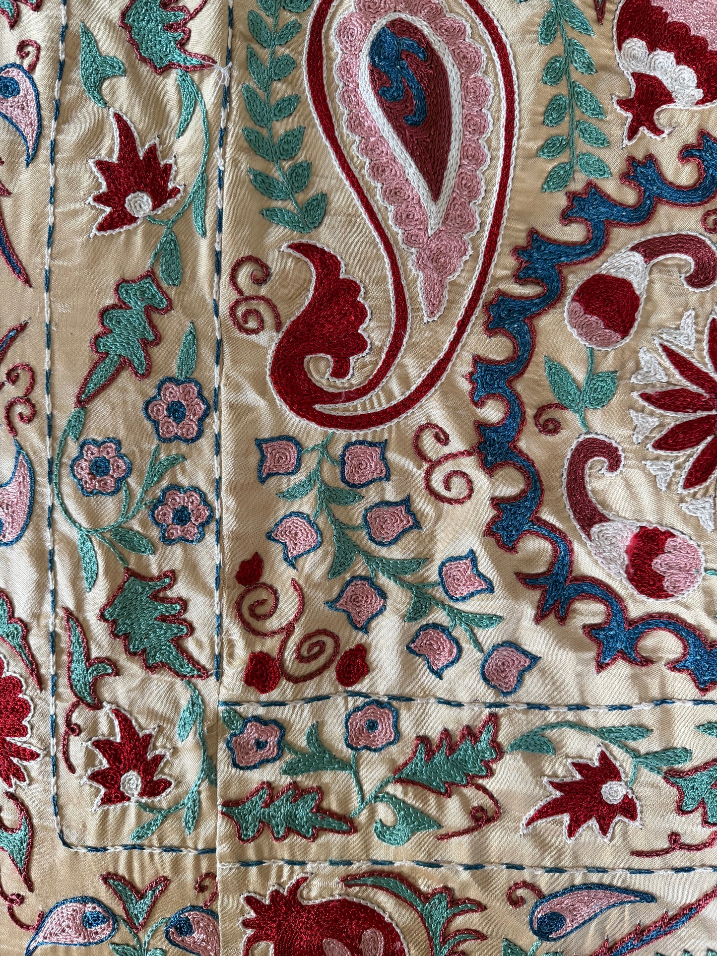 Stunning Silk Large Suzani Fabric