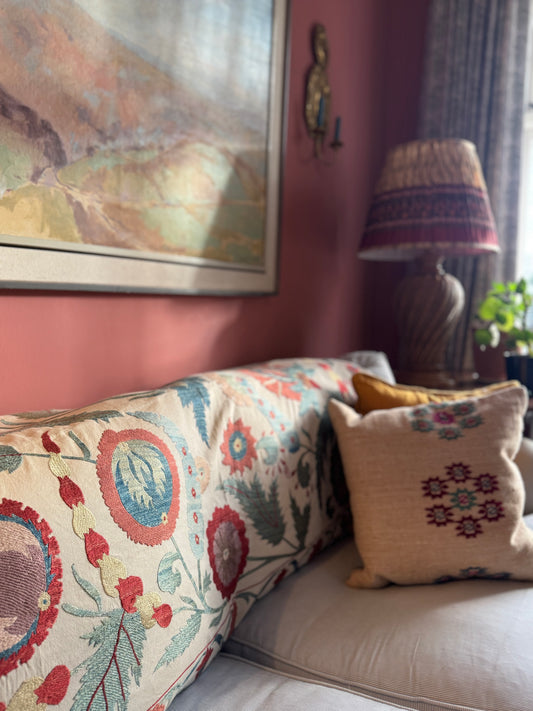 Beautiful Uzebistan Medium Suzani Fabric