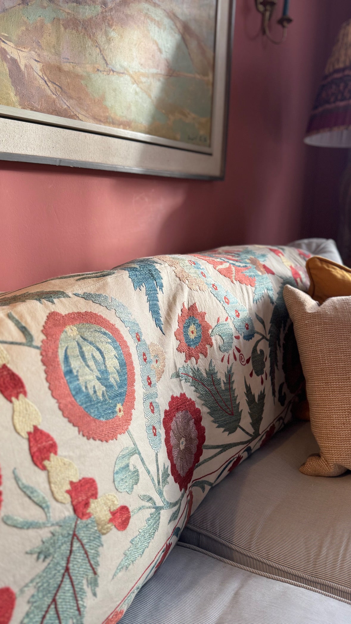 Beautiful Uzebistan Medium Suzani Fabric