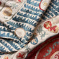 Red Medallion & Radiating Blue Leaf Suzani, Medium
