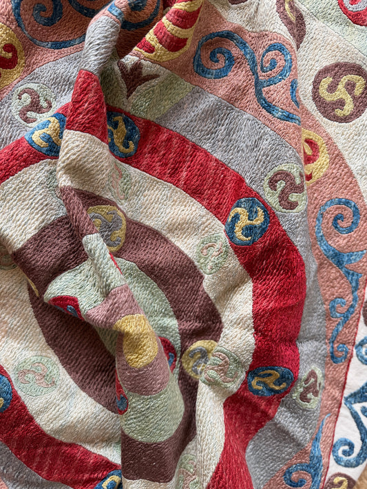 Rare & Striking Medium Suzani Fabric